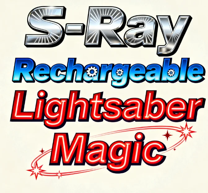 S-Ray Rechargeable Lightsaber Magic - Balloon Penetration & Smoke Effect for Stage Mentalism Magic Tricks Magician Props