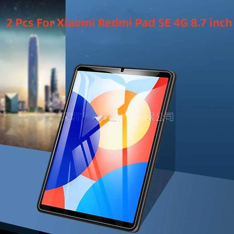 

2 шт. закаленное защитное стекло 2.5D 9H для планшета Xiaomi Redmi Pad SE 4G 8,7 дюйма