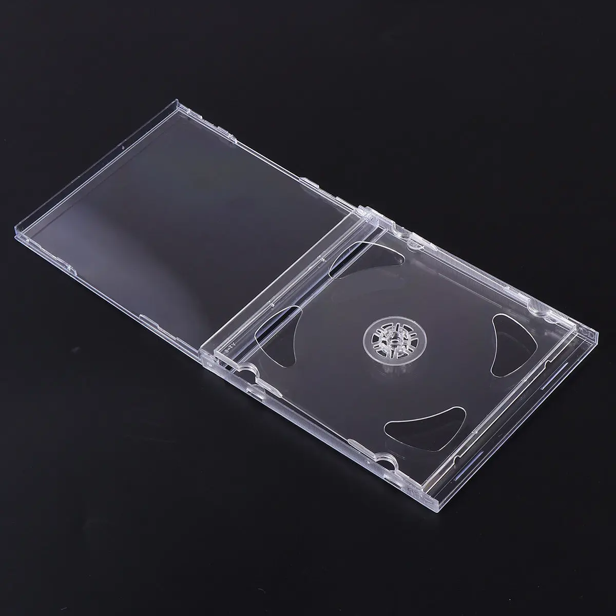 10Pcs Cd Package Clear Portable Dvd Case Compact Cd Storage Box Holds 2 Discs Ideal for Diary