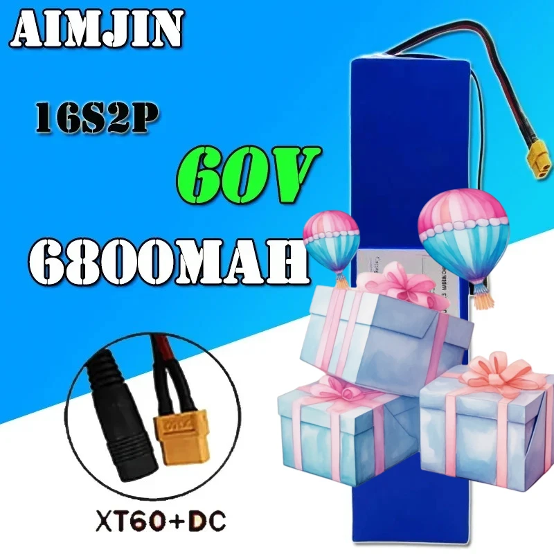 

Newly upgraded 48V 52V 60V 21700 E-bike Battery Holder with Nickel 16S2P 16S3P 16S4P 16S5P 16S8P Bracket Use in Electric Bike