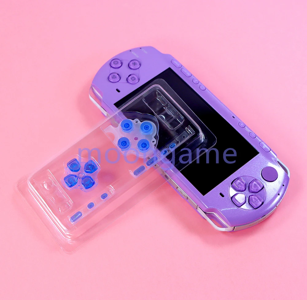 1 ชุดสําหรับ PSP 3000 เกมคอนโซลเปลี่ยนโปร่งใสชุดปุ่ม D-Pad เลือกปุ่มเริ่มต้นสําหรับ PSP3000 Repair Part