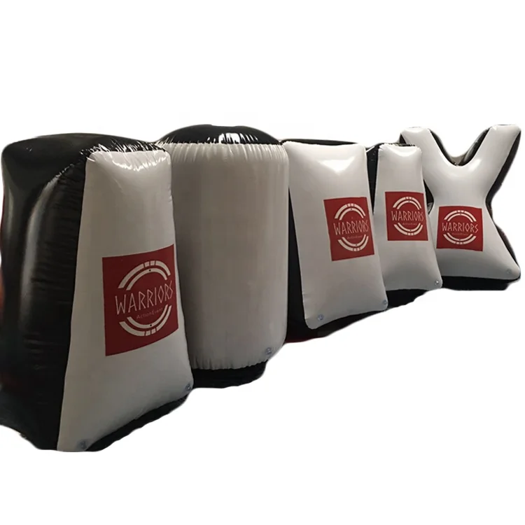 Factory Direct Selling Cheap Inflatable Paintball Bunkers Speedball Shooting Games Obstacles Bunker Barriers