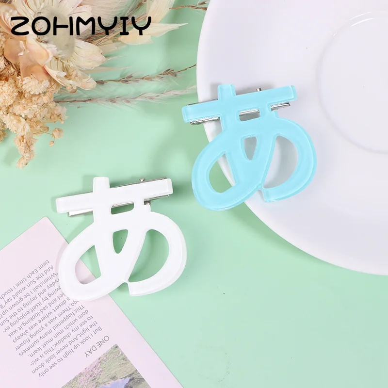 Japanese Script A Hairpin Harajuku Steampunk Handmade Subcultural Headwear Cute Water Color Sweet Girls Back Hair Clips