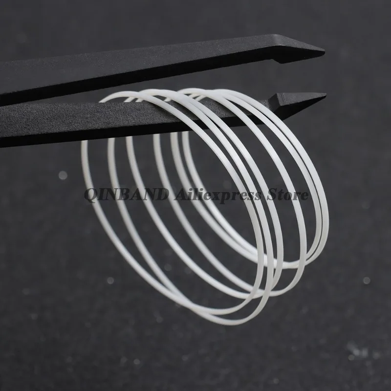 30.5-38mm Inner Diameter 0.45mm Thick Rubber Watch Crystal Waterproof O-Ring Watch Repair Watch Case Cover Glass Sealing Rings