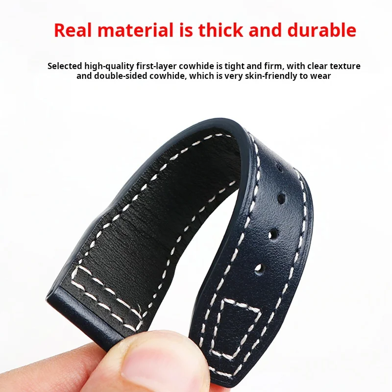 For Iwc IW378003 378005 377709 500916 Pilot Princekin Mark Wrist Band Men\'s Watchband 20mm 21mm soft Genuine Leather Watch Strap
