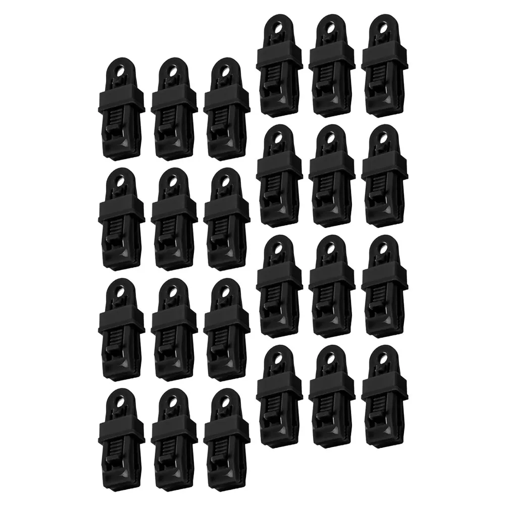 

24 Pcs Outdoor Tent Clip Tents Heavy Duty Awning Clips Fastener Pp Fasteners