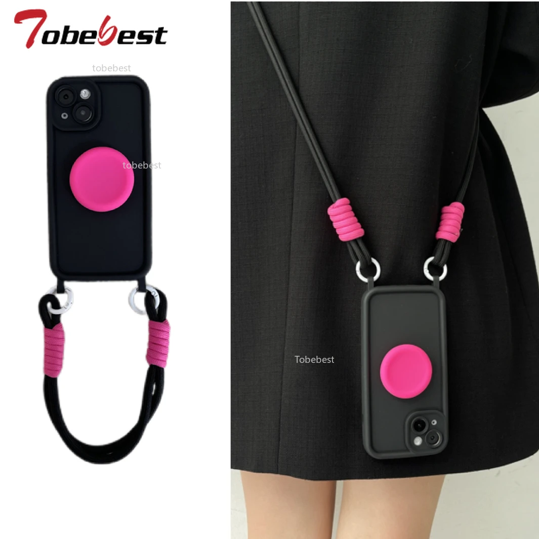 Crossbody Lanyard Necklace Wrist Strap Case For Xiaomi Redmi Note