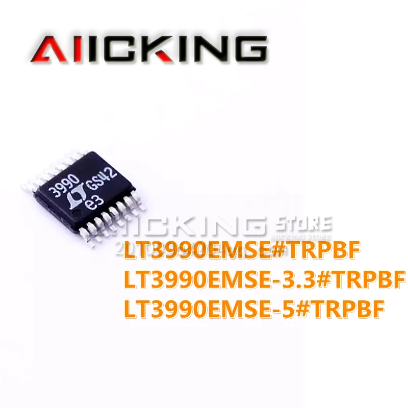 LT3990EMSE#TRPBF LT3990EMSE-3.3#TRPBF LT3990EMSE-5#TRPBF (5pieces) MSOP Original IC Chip ,In Stock