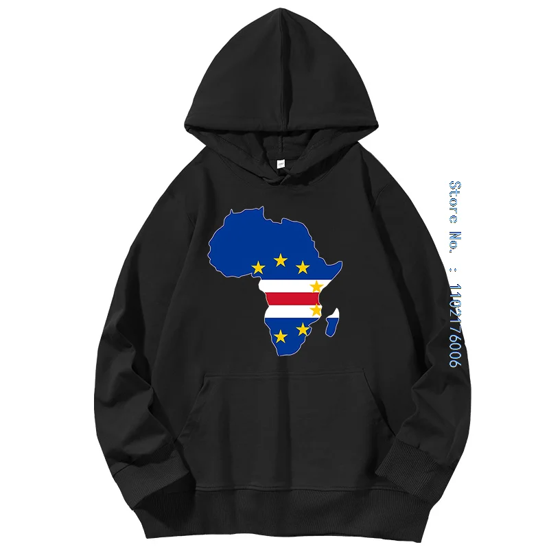 

Худи с флагом Кап-Верде и картой Африки, графический принт, весна-осень, новинка в категории худи и свитшотов