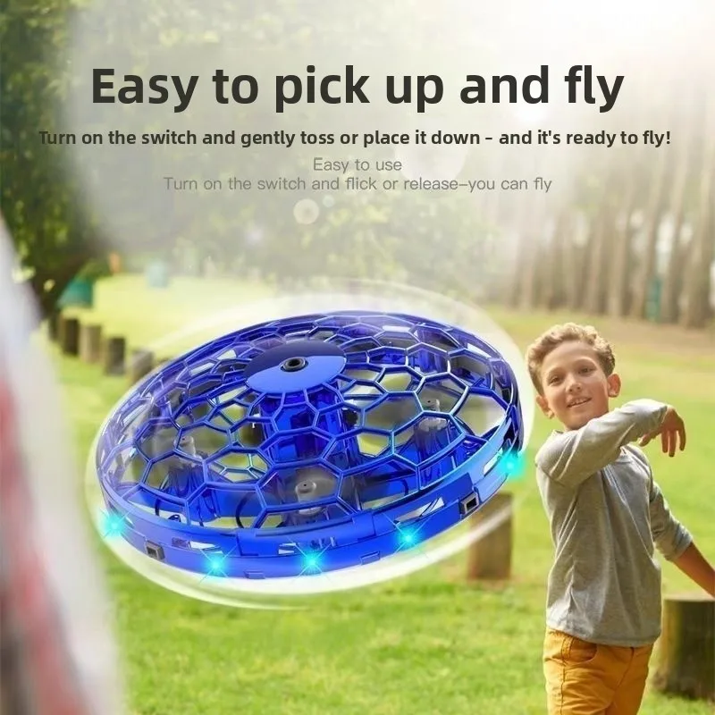 The third generation intelligent four-axis induction flight Tesmai hovering flying saucer