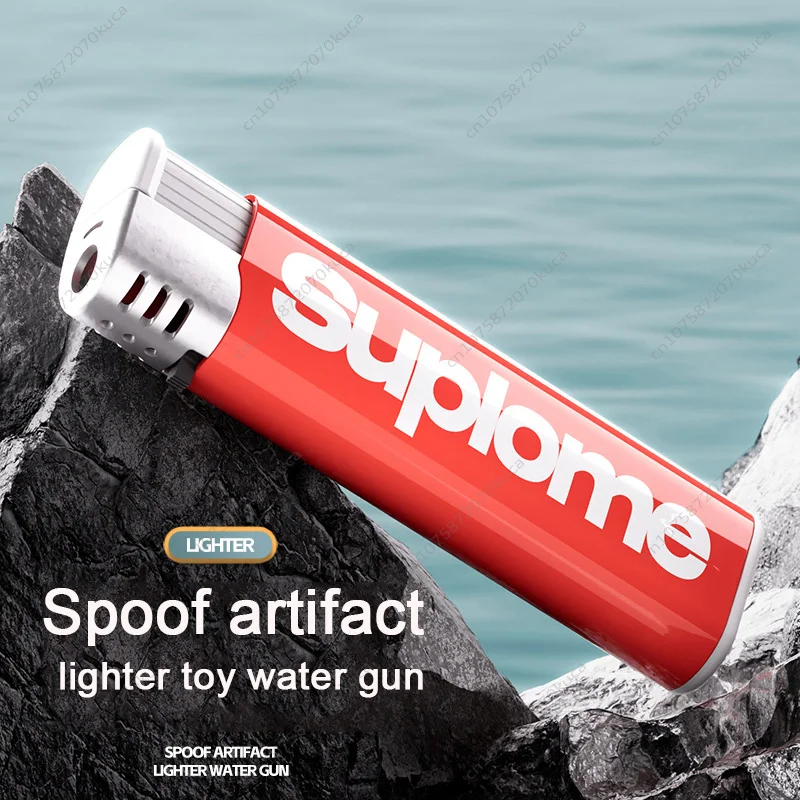 لعبة خدعة مسدس الماء للبالغين ، مسدس ماء أخف ، لعبة آلة تخفيف الضغط ، صغيرة