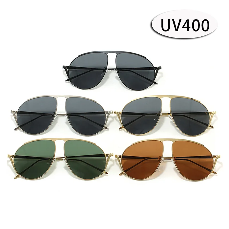 

2025 New Sunglasses Retro Fashion Frog Glasses Female Luxury Overisized Sun Glasses Shades UV400 Eyewear Popular Glasses