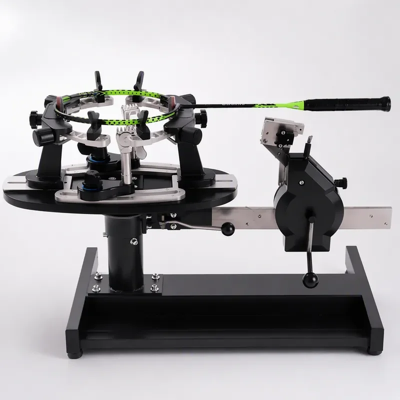 Manual Badminton Tennis Racket Stringing Machine Portable Hand Operated Winding Tool for Racquet Restringing DIY Repair Kit