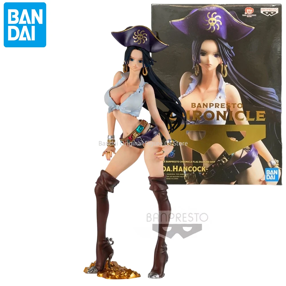 

100% Original In Stock Bandai BANPRESTO Chronicle FDS One Piece Boa Hancock Anime Action Figure Toy Gift Model Collection Hobby