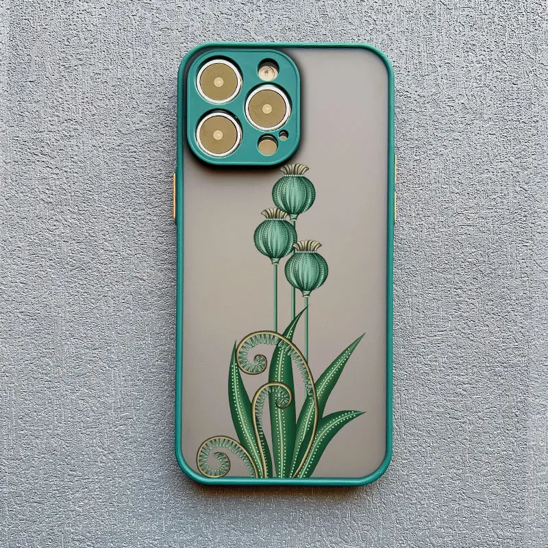 INS Malerei Blume Telefon Fällen Für iPhone 11 Fall iPhone 17 16 13 12 15 14 Pro Max Mini 14 15 16 Plus XS X XR Stoßfest Abdeckungen – Detail 9