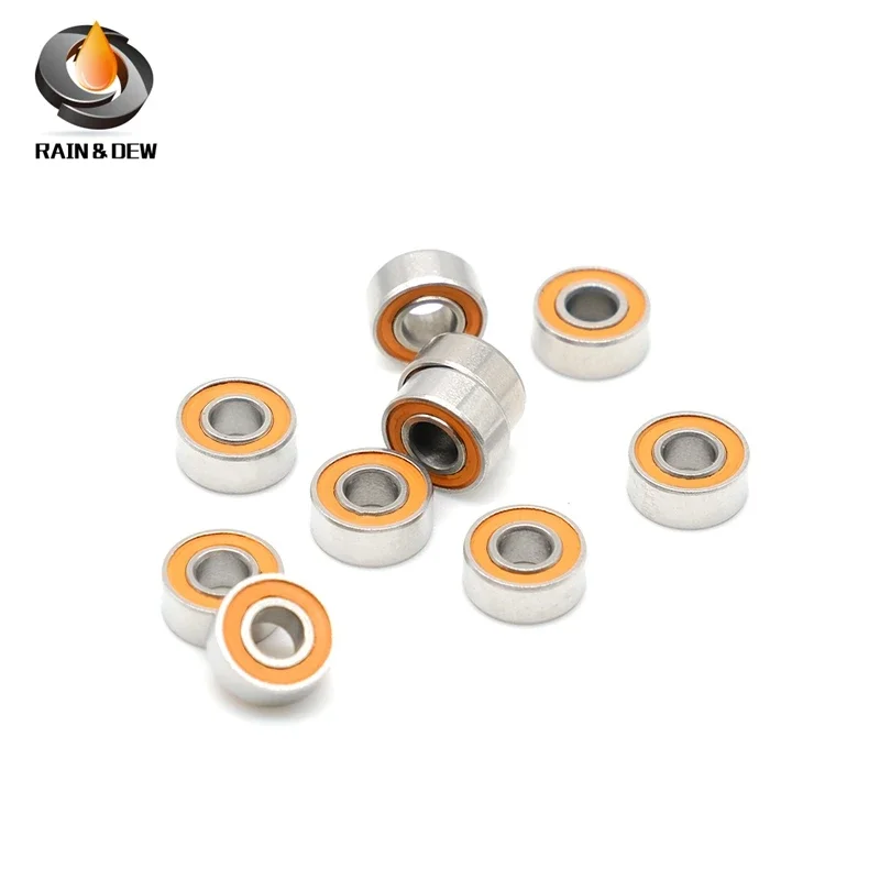 10PCS Fishing Reel Bearings S683 2RS CB ABEC7 3X7X3 mm Stainless Steel Hybrid Ceramic Ball Bearing S683-2RS CB S683RS