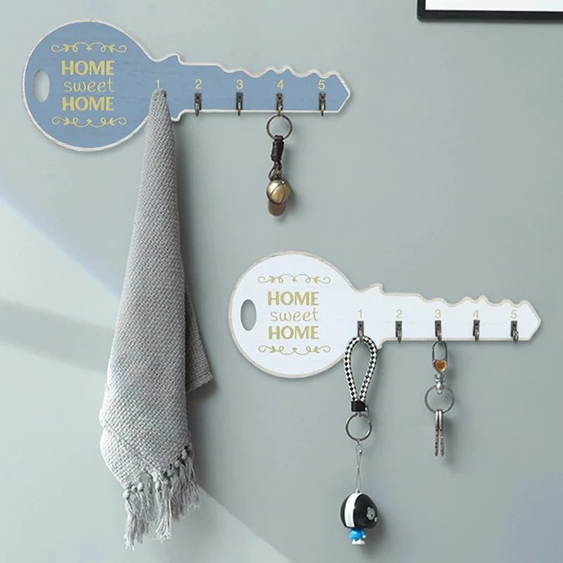 

Key Holder Functional Durable Wall Hanger Popular Key Shape High Demand Wall-mounted Key Rack Unique Design Wall Hook Stylish