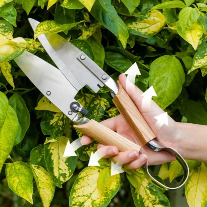 Garden Pruning Shears Stainless Steel Household Bonsai Pruing Trimming Scissors Lawn Shaping Gardening Pruning Hand Tool