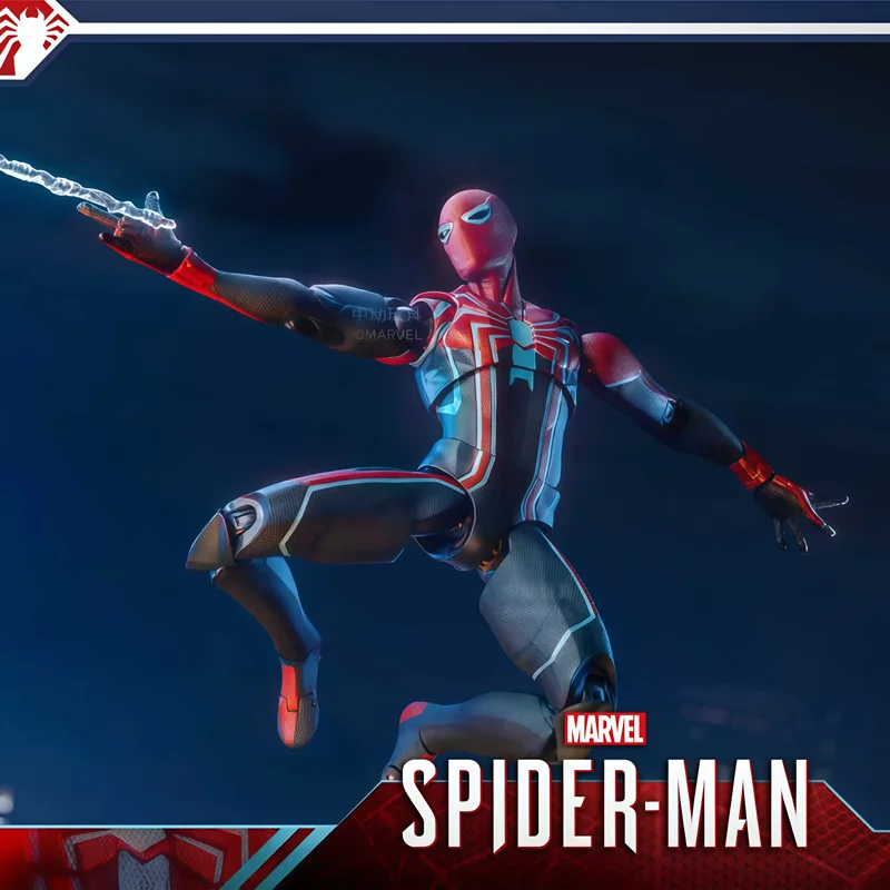 ZD Toy Marvel legends Spider Man PS4 Peter Parker Oro Nero Rosso Action Figure Giocattoli di modello Decorazione del desktop Regali di compleanno