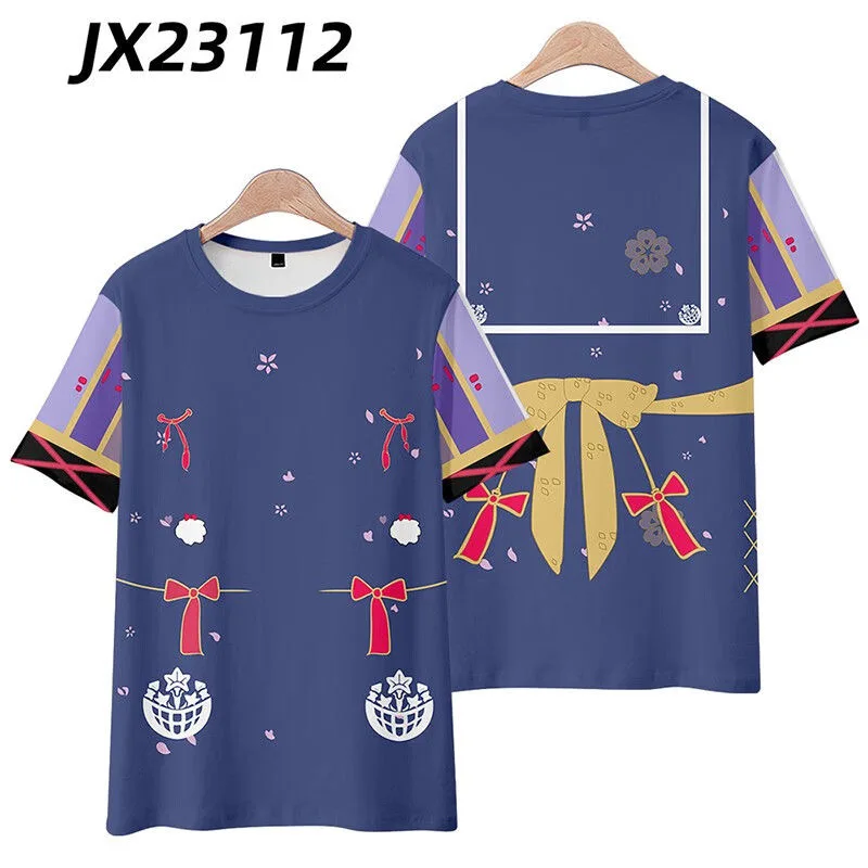 Touken Ranbu Imanotsurugi Style 3D Printing Japanese Game Kimono Haori Yukata Cosplay Summer Casual Cool Short Sleeve T-shirt