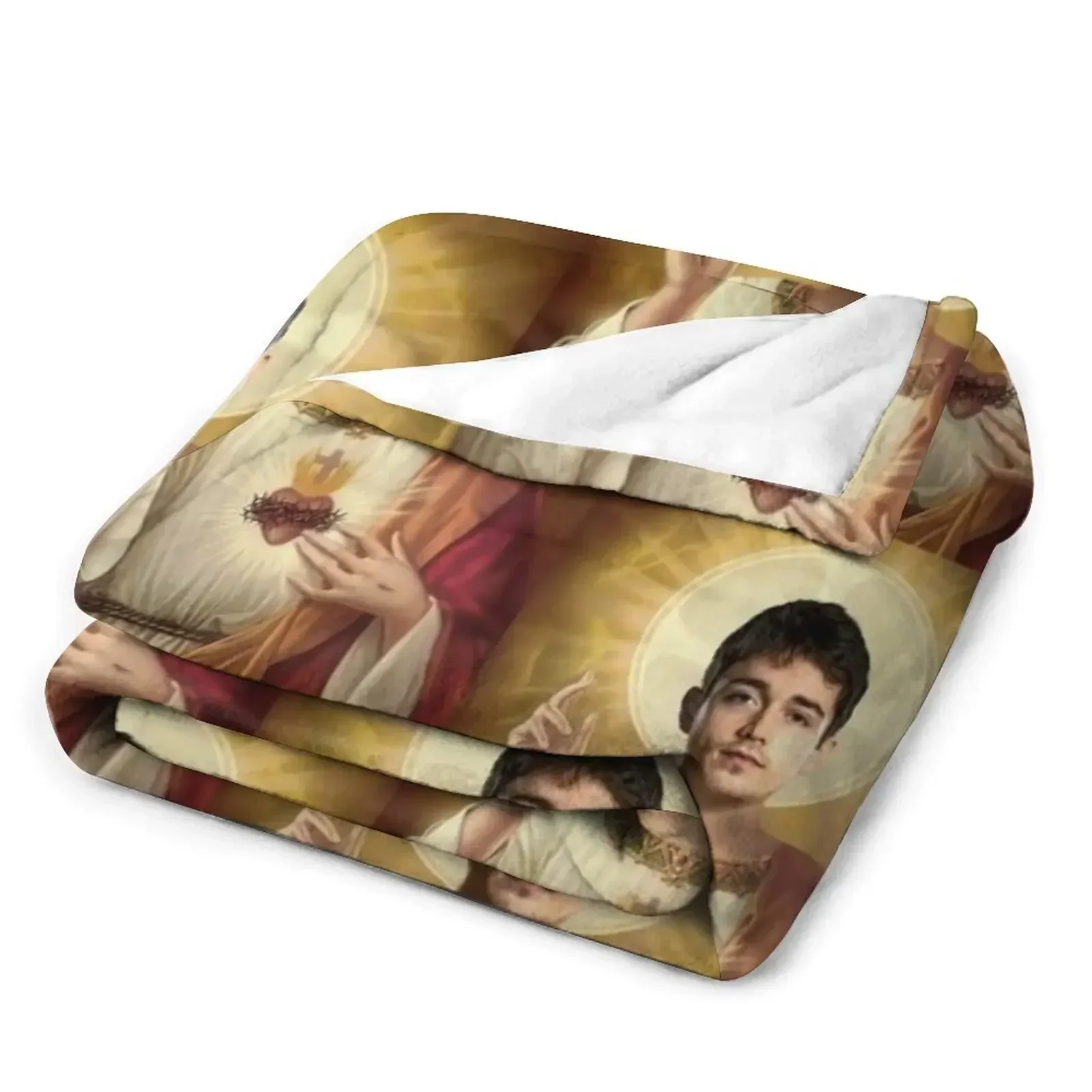 تشارلز لوكليرك يسوع رمي بطانية المعزي غرفة النوم أساسيات البطانيات #3