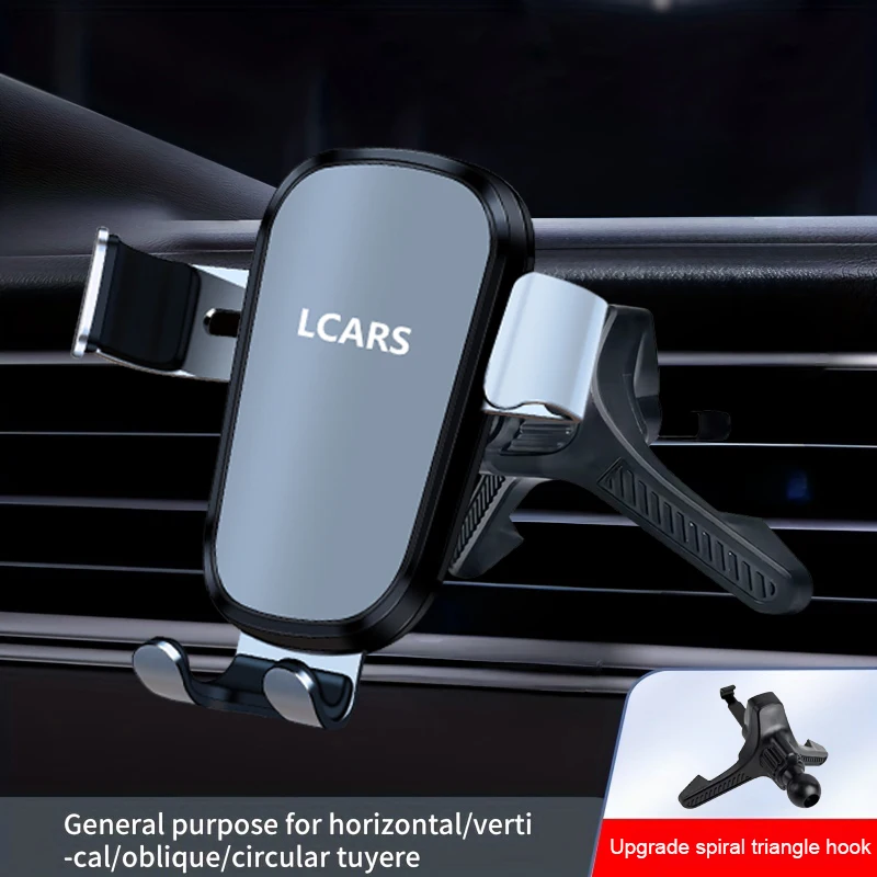 

Universal Car Phone Holder Gravity Lock Air Vent Mount Stable Bracket for Smartphone Navigation in Vehicle Cars Accessories
