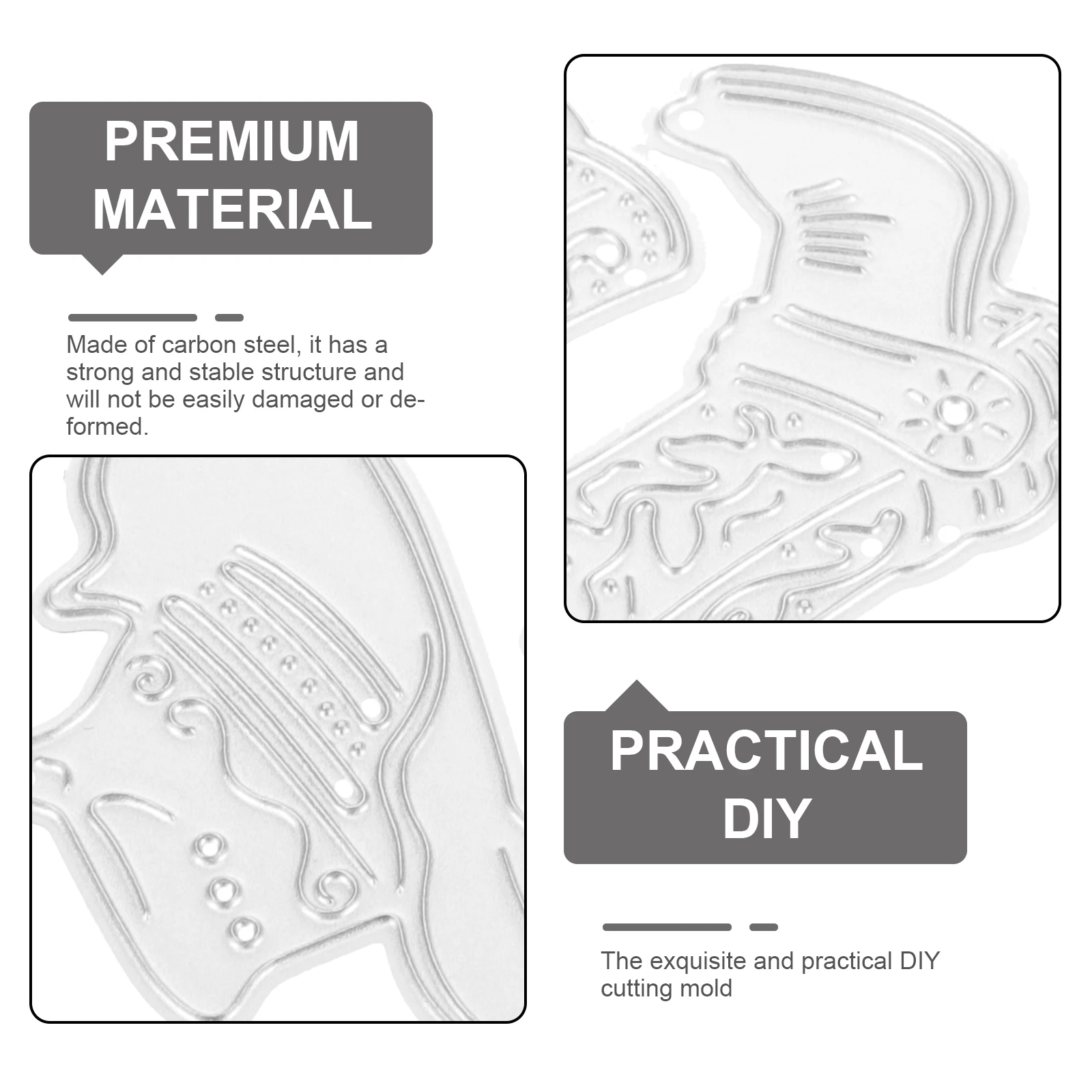 

1 Set Boot Cutting Die Diy Embossing Scrapbooking Stencil Paper Craft Decorative Tool Carbon Steel Mold Creative Handicraft Gift