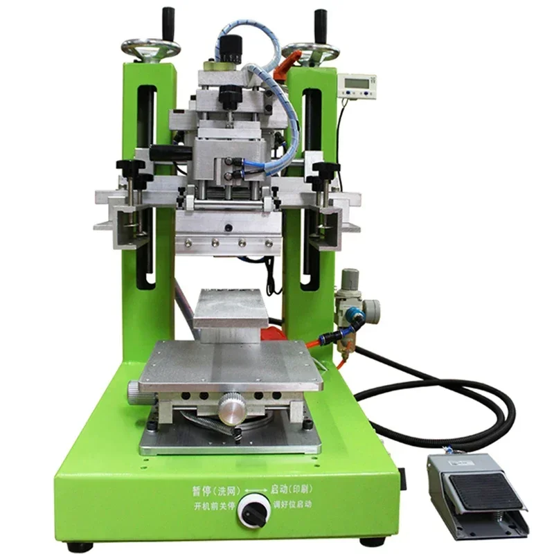 Screen Printing Machine Semi-automatic Pneumatic Desktop High-precision Inclined Arm Swing Shift Industrial Printing Equipment