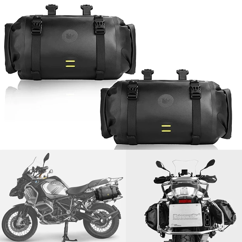 

Bicycle Bag Waterproof Big Capacity Handlebar Bag 1 or 2-piece Front Tube Cycling Bag MTB Frame Trunk Bike Accessories