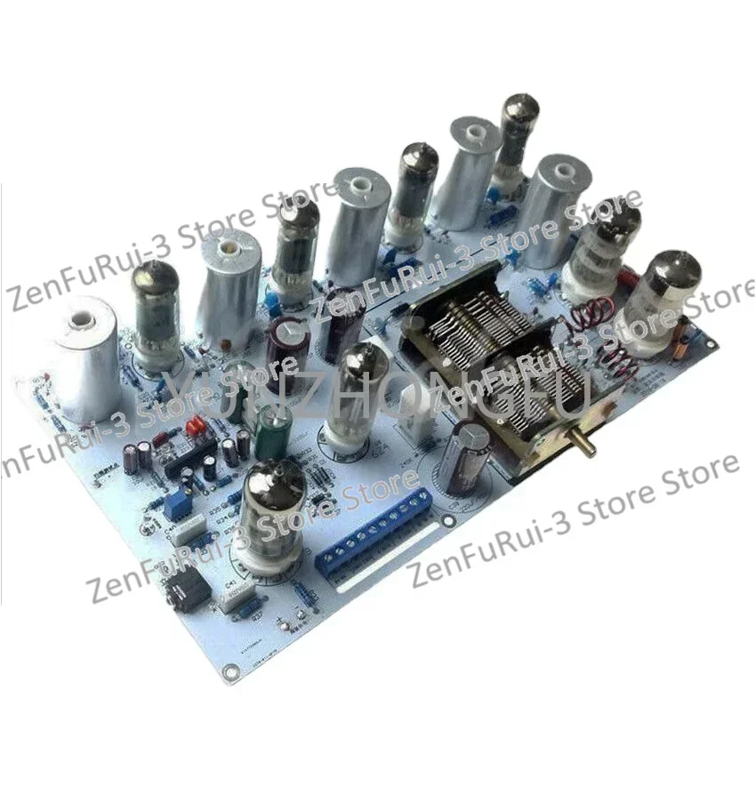 Audio Stereo Receiver DIY Kit Nostalgic Vacuum Tube FM Radio Wireless