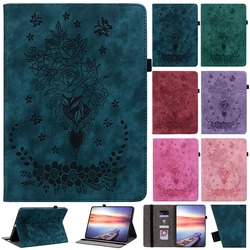 Leather Case For Samsung Galaxy Tab S9 FE 11 Plus 12.4 inch 2023 Case Tab S8+ S9 S8 X800 T730 S7 11