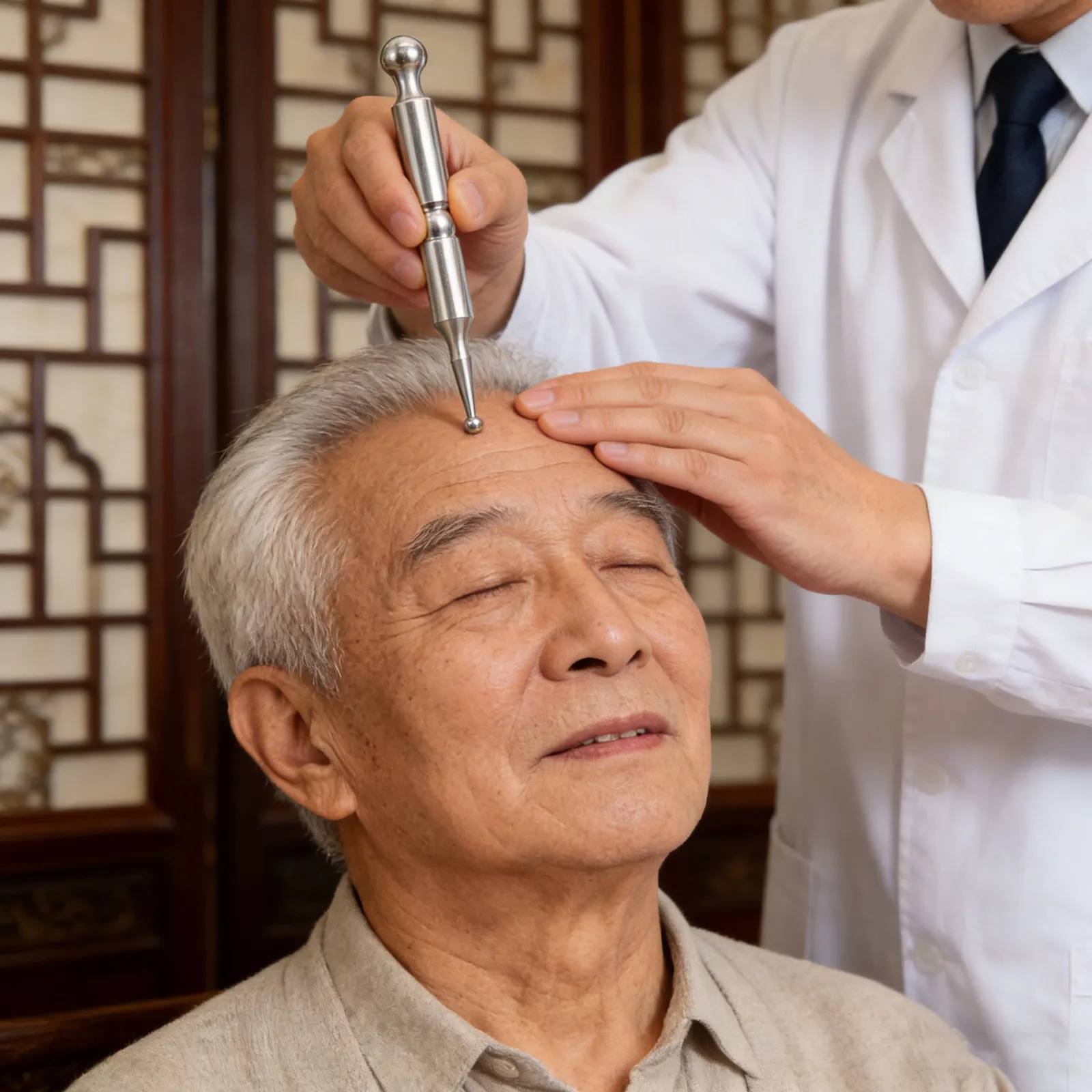 

2Pcs Foot Reflexology Acupressure Pen Stainless Steel Dual Head Manual Massage Tool Deep Tissue Trigger Point for Neck Face Ear