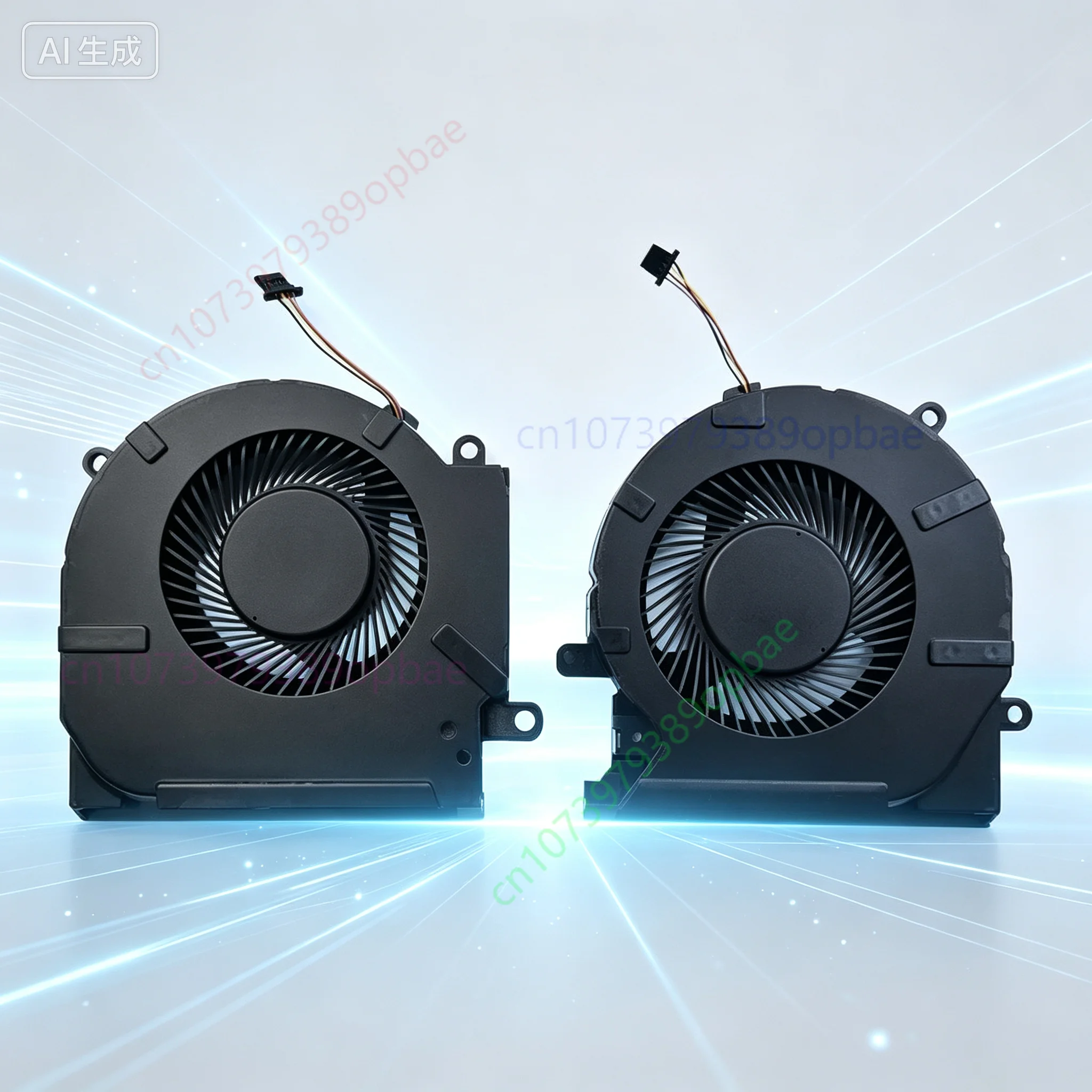 Spare Cooling Fan for HP Omen 15-EN 15-EK TPN-Q236 Laptop CPU & GPU DC12V