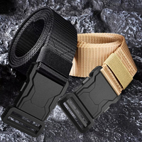 Authentic Quick-Release Tactical Belt - Military Plastic Buckle Navy Army Outdoor Training Breathable High Quality Belt