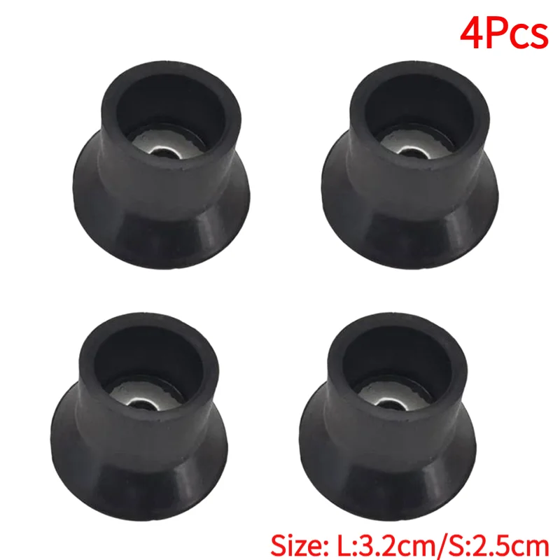New#4Pcs Universal Gas Stove Foot Mat Suction Cup Wear-Resistant Non-slip Pad Replacement Silent Jumping Bed Foot Cover