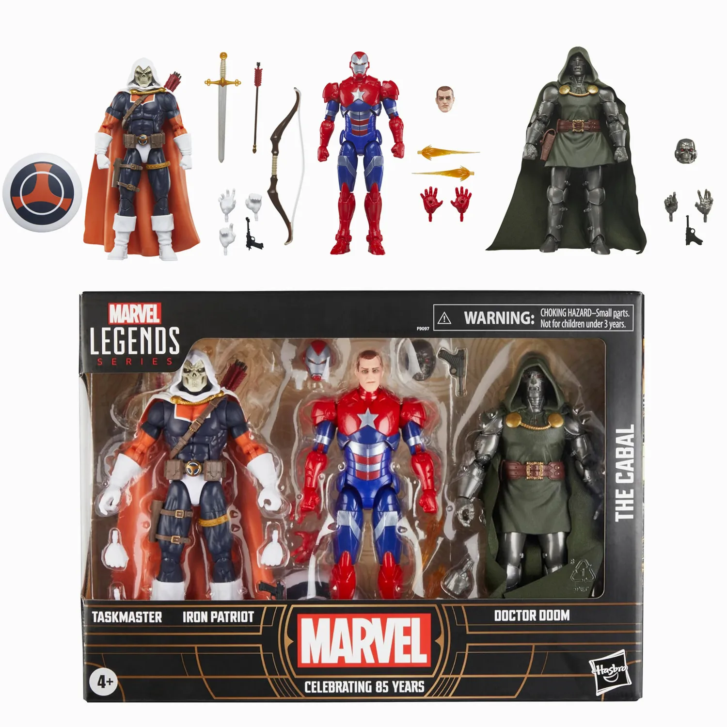 Figuras de acción de Marvel Legends, 85 años, 85 Comics, la Cábala, Taskmaster, Iron Patriot, Doctor Doom, 6 ", modelo de muñeca