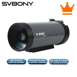 SVBONY MK105 Telescopio astronómico OTA Maksutov Cassegrain Apertura de 105 mm para observación planetaria y fotografía