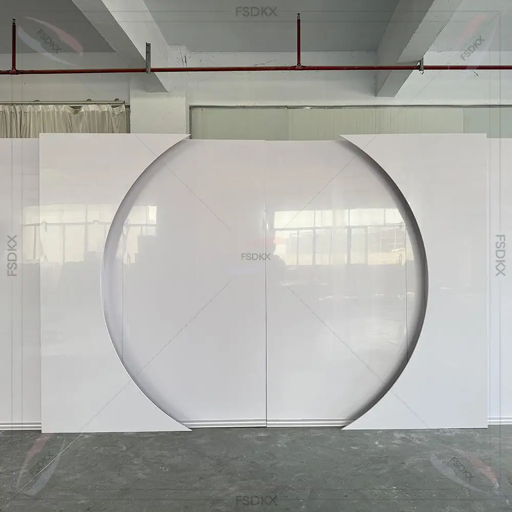 

New Model White PVC Wedding Arch Hot Sale Popular Backdrop for Weddings