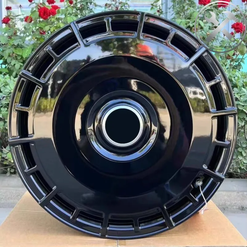 

21-22 Inch 9.5J Custom Forged Alloy Wheel Rims 5x108 ET35 CB63.1 Gloss Black Machine Face EV Modification Parts