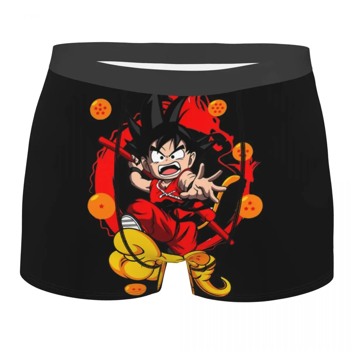 Men The Chibi Powerful Hero Underwear DBZ dragon ball Sexy Boxer Briefs Shorts Panties Homme Soft Underpants