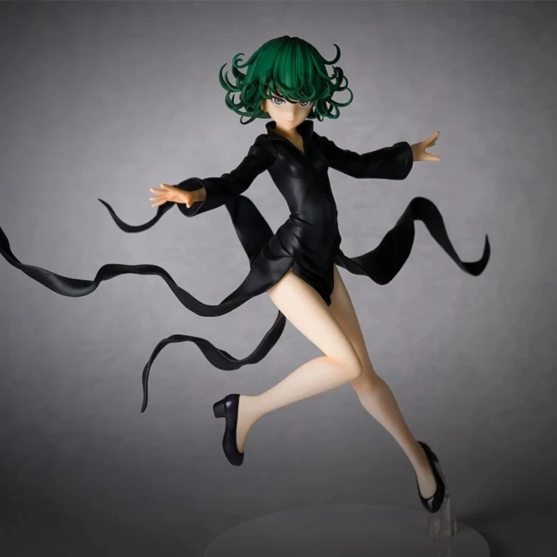 Anime One Punch Man Senritsu Shuddering Tatsumaki Action Figure Collectable Model Toys For Birthday Gifts 23cm