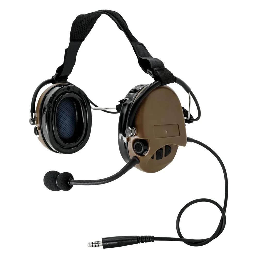 TCIHEADSET LIBERATOR II Gel Earmuffs SORDIN Airsoft Tactical Pickup Noise Cancelling Headphones