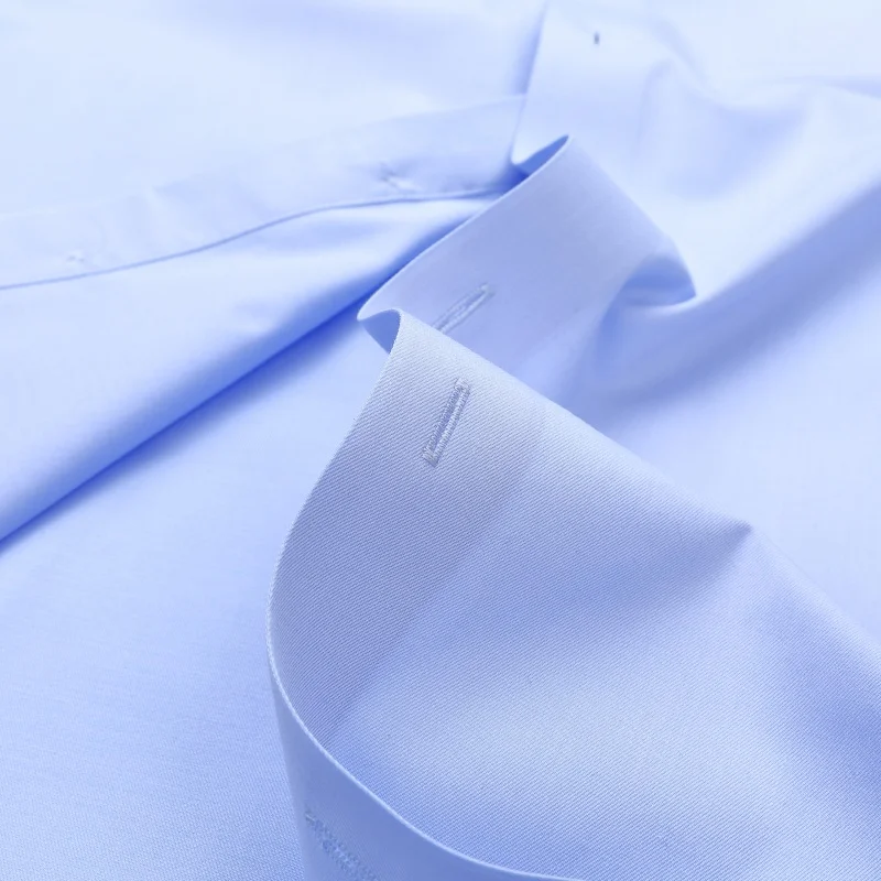 8XL 7XL Men Shirts Long Sleeve Anti-Wrinkle High-quality Cotton No-Iron Business Office Soft Cozy White Shirt Men Long Sleeve