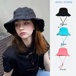 Breathable Fisherman Hats for Men and Women - Y2K Bucket Hats with Big Brim, Sunscreen and Luxury Design -  Beach Bob Fishing