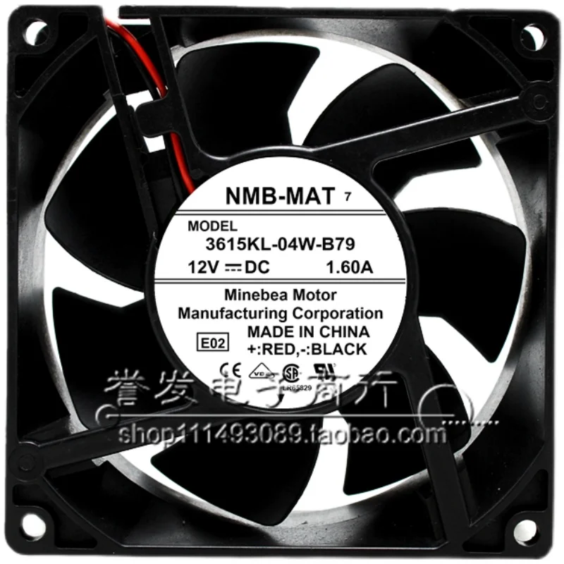 NOWY ORYGINALNY 3615KL-04W-B79 12V 1.60A 9238 92x92x38mm WENTYLATOR CHŁODZĄCY RADIATOR