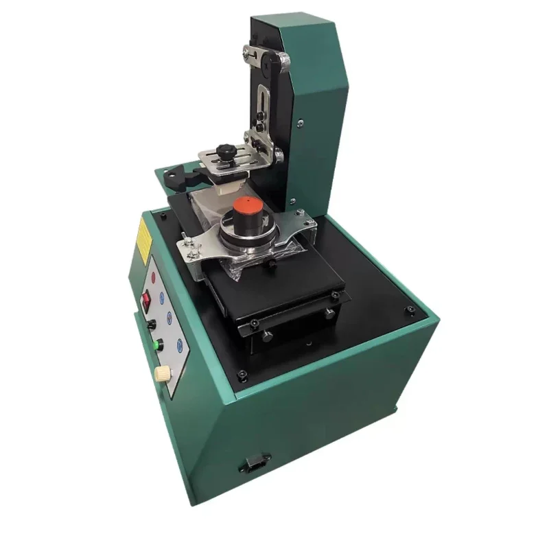 Automatische elektrische tampondrukmachine Oliebeker Codering Afdrukken Inkjetprinter Ronde fles Cosmetische tampondrukmachine