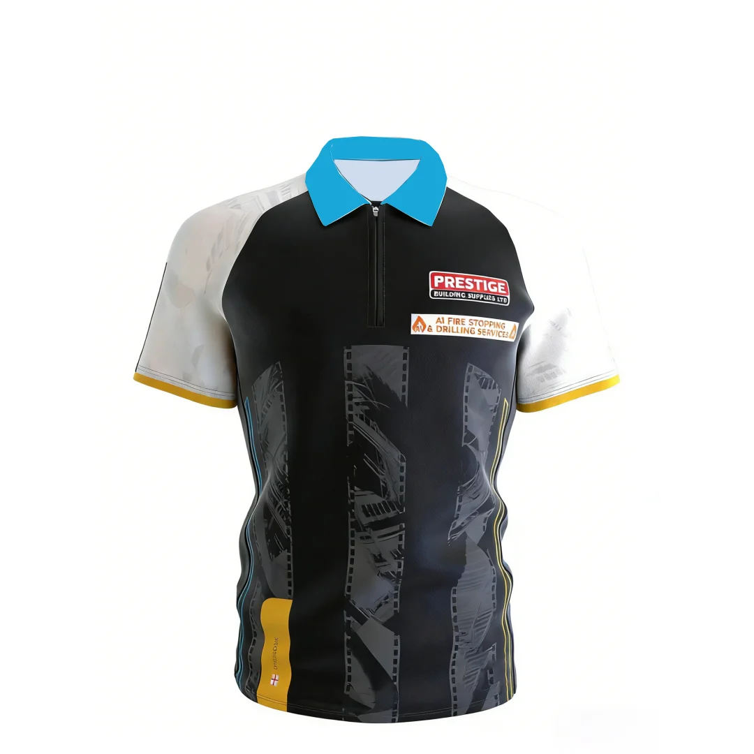 Chris Dobey - Hollywood - Cool Play Collarless Dart Shirt Darts jersey Darts match polo shirt Sports Men's T-Shirt Kid's Tee Top
