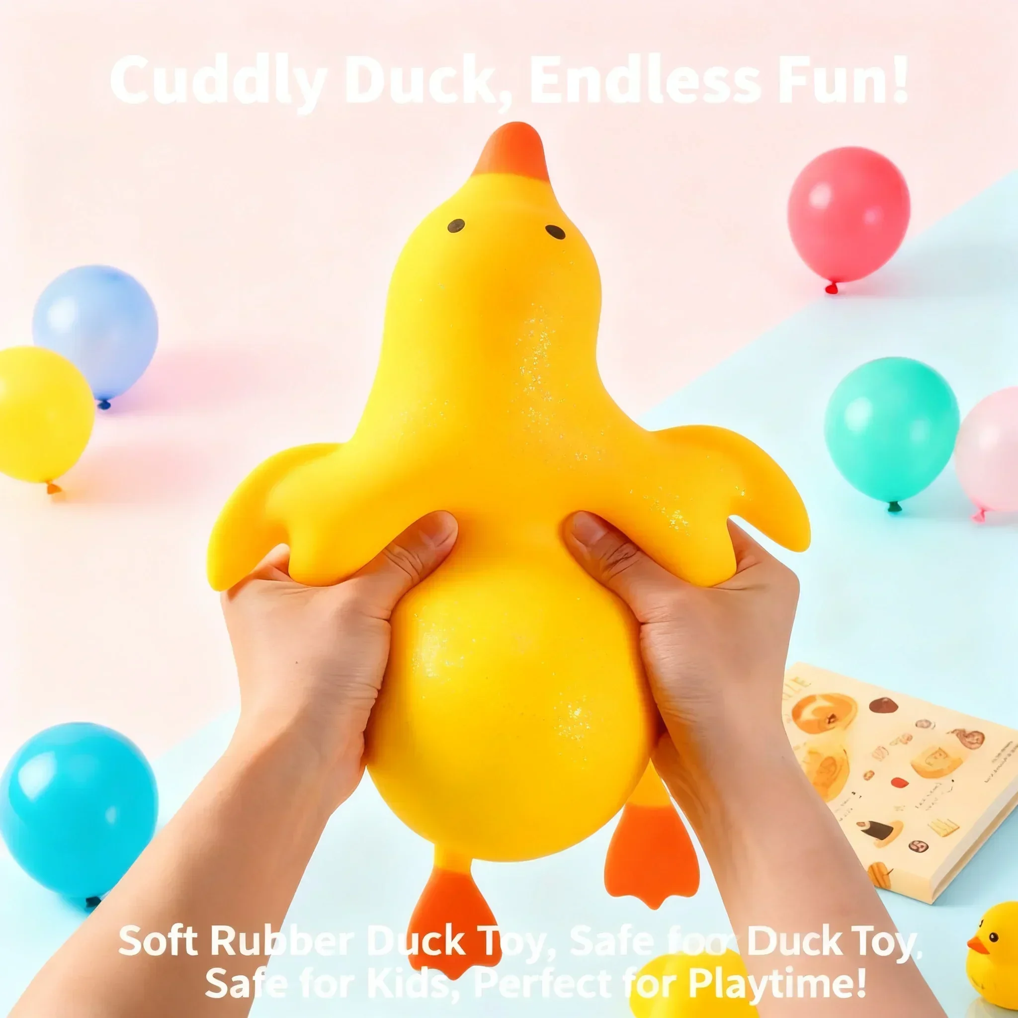 Stretch Squishy Antistress Goose Duck Fidget Toys Cute Decompression Animals for Kids Adults Vent Best Friend Gift