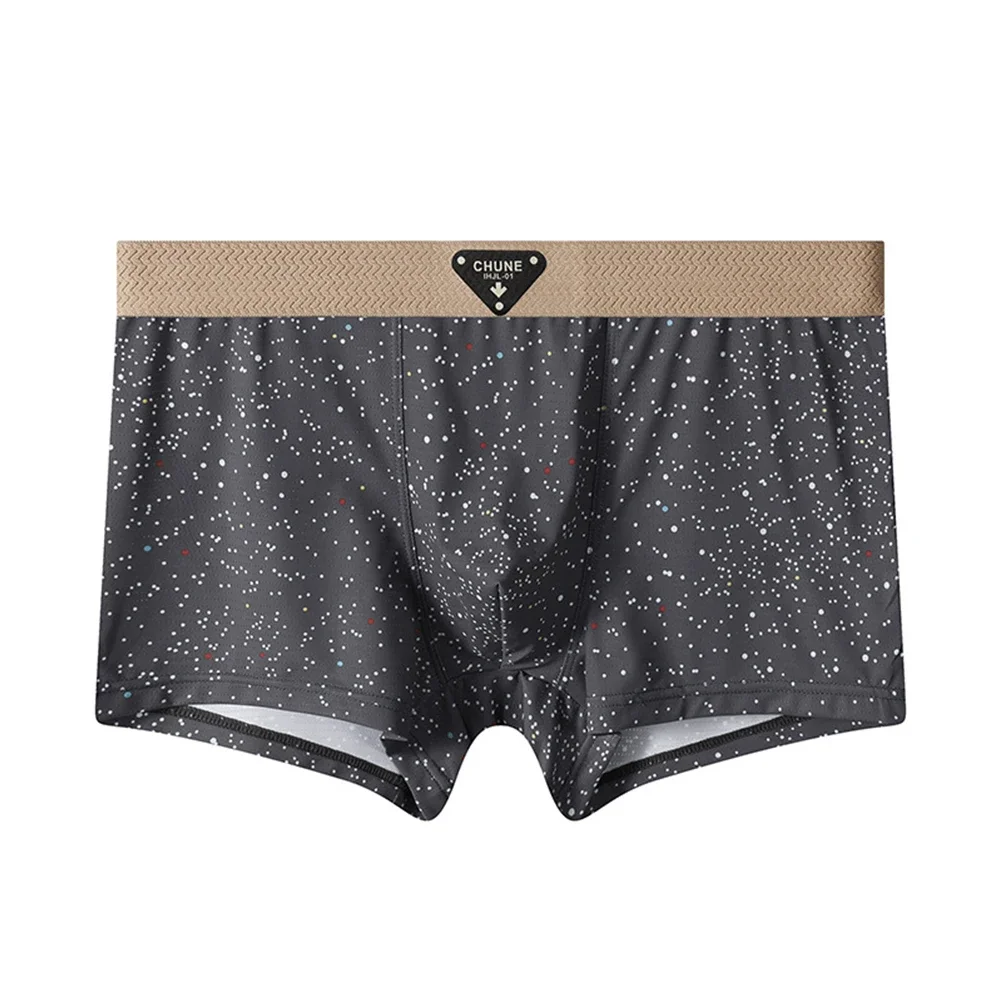 Heren Boxershorts Zacht Katoen Stretch Ademend Ondergoed Mid-Rise Anti Chafing Comfort Pouch Design Homewear Lingerie Trunks