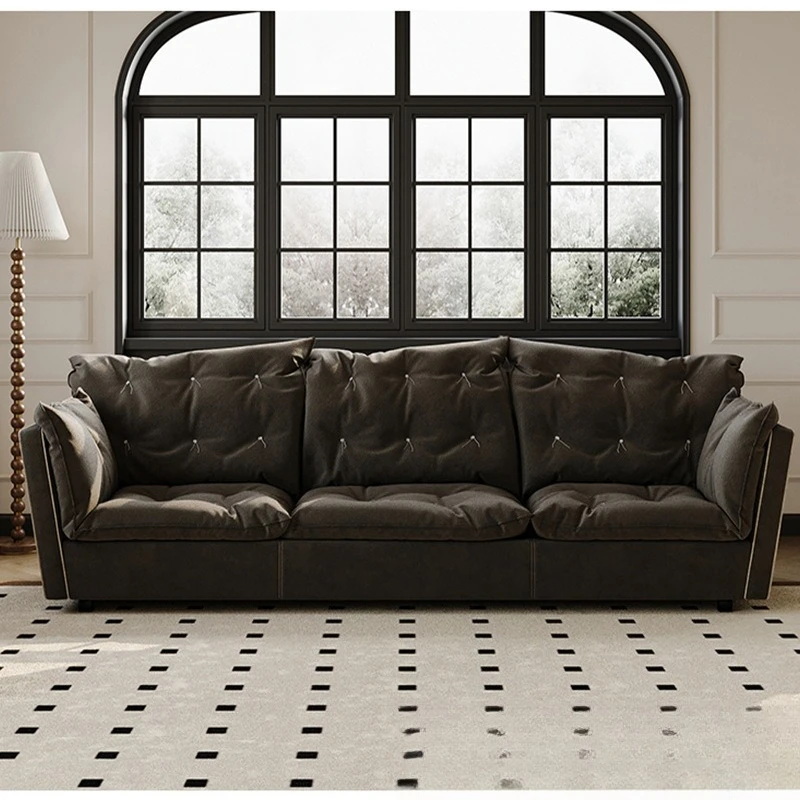 Retro francese, nuvole, opaco, tessuto, divano, designer